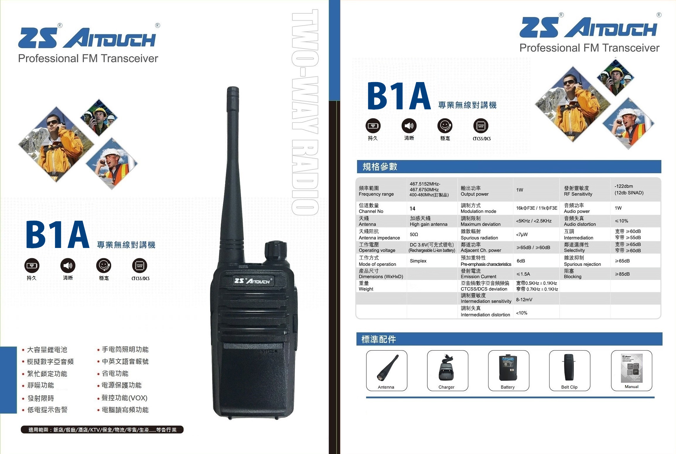 2W業務機 B1A